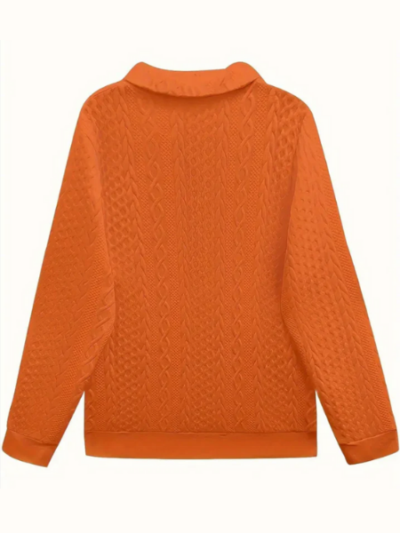 Kerry | Cable-Knit Zip-Up Sweater
