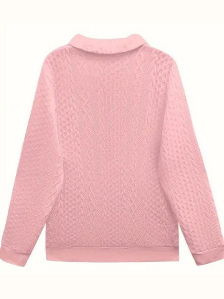 Kerry | Cable-Knit Zip-Up Sweater