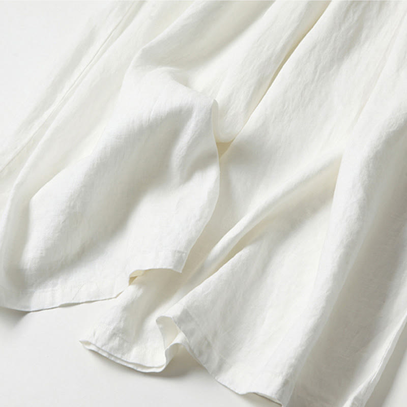 Nova | High-Waisted Wide-Leg Pants with Side Pockets