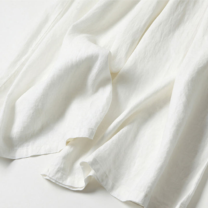 Nova | High-Waisted Wide-Leg Pants with Side Pockets