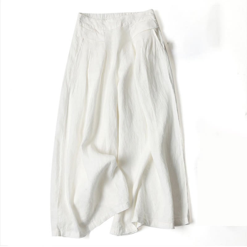 Nova | High-Waisted Wide-Leg Pants with Side Pockets