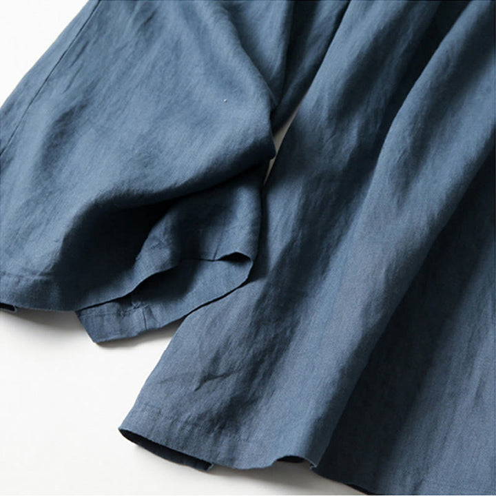 Nova | High-Waisted Wide-Leg Pants with Side Pockets