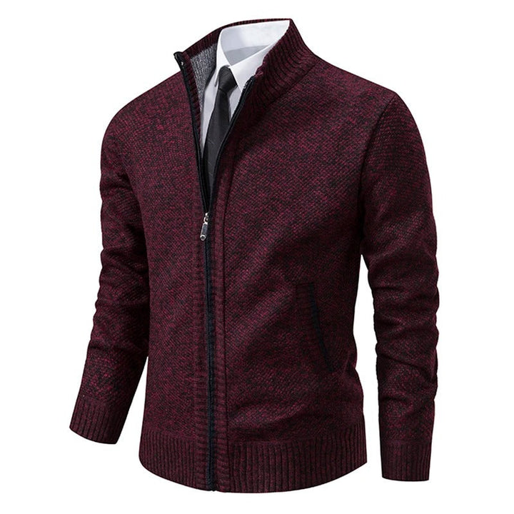 Atticus | Merino Wool Full-Zip Mock-Neck Sweater