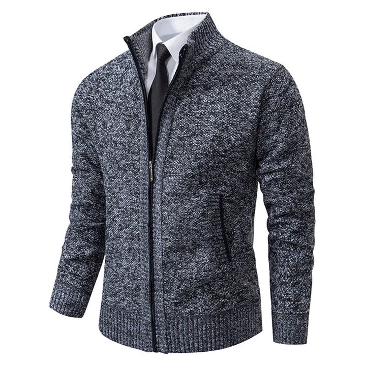 Atticus | Merino Wool Full-Zip Mock-Neck Sweater