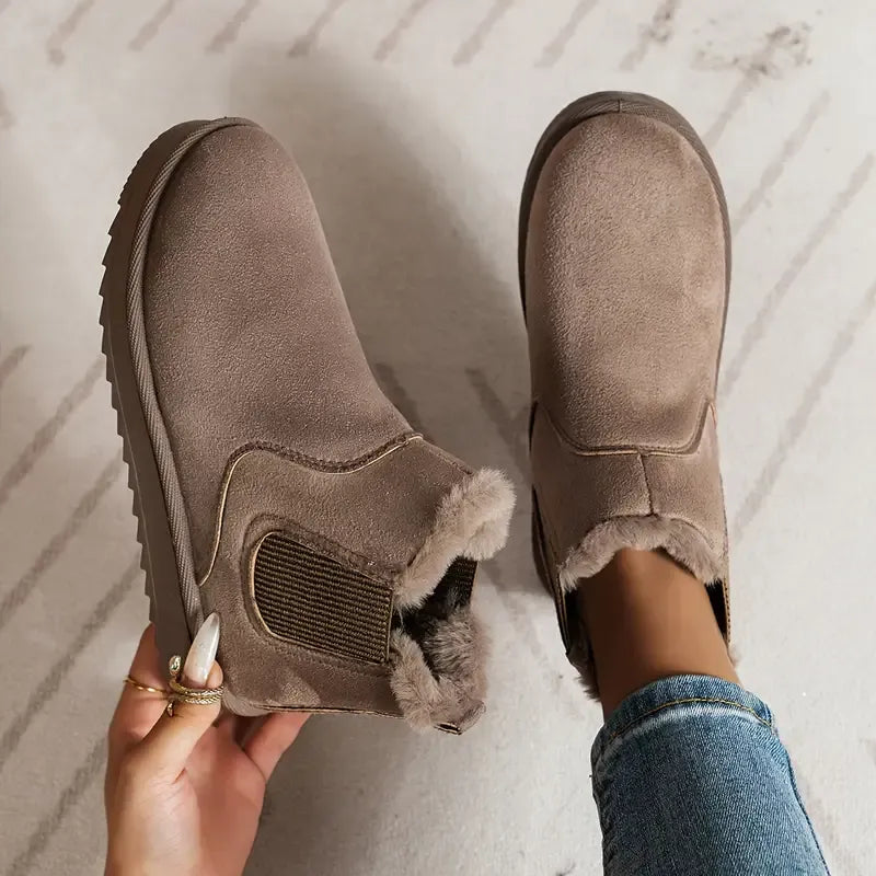 Ellery | Fleece-Lined Suede Chelsea Ankle Boots