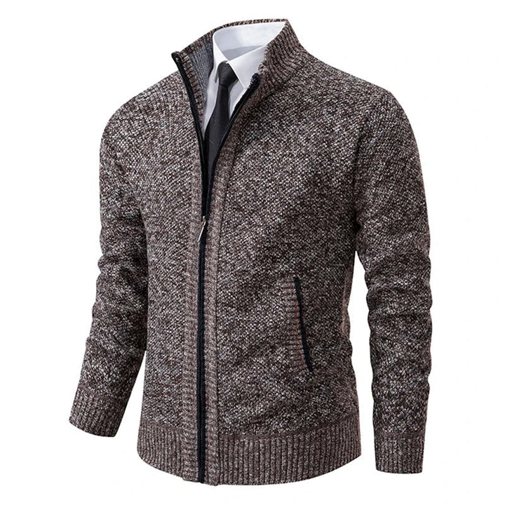 Atticus | Merino Wool Full-Zip Mock-Neck Sweater