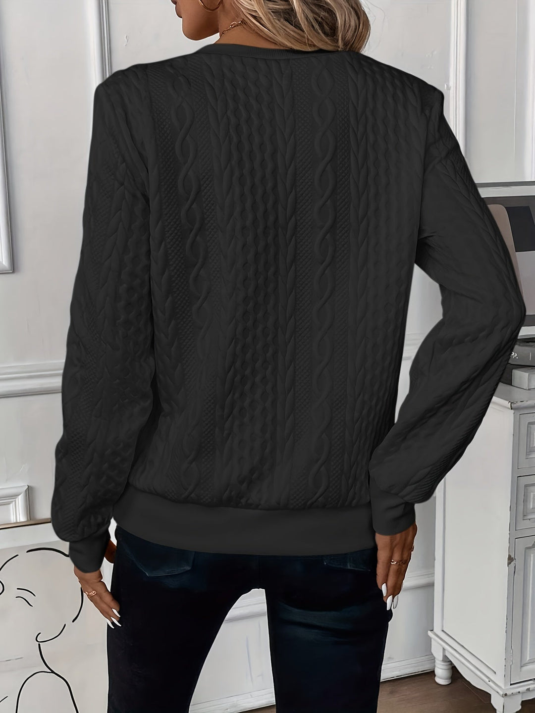 Kerry | Cable-Knit Zip-Up Sweater