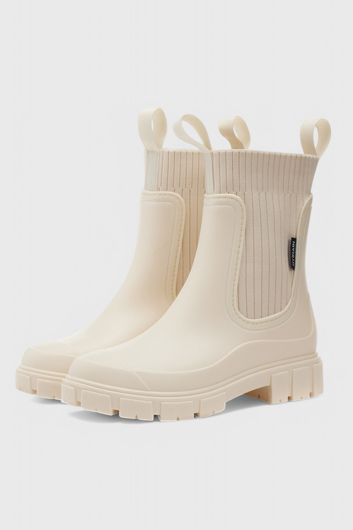 Brynn | Waterproof Chelsea Rain Boots with Chunky Lug Sole