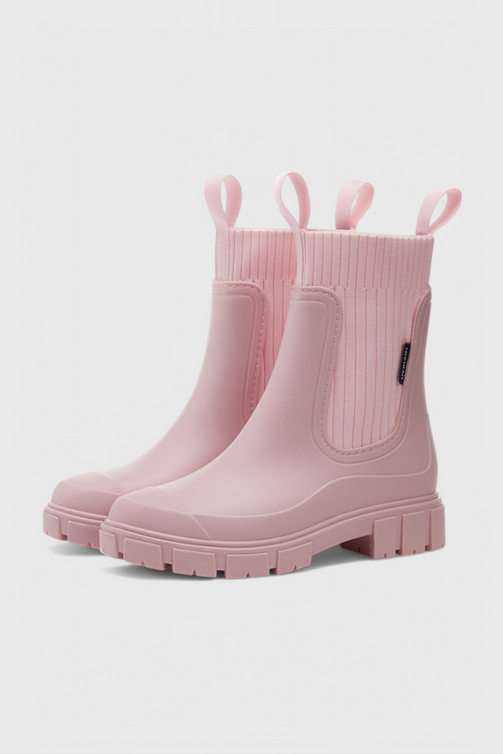 Brynn | Waterproof Chelsea Rain Boots with Chunky Lug Sole