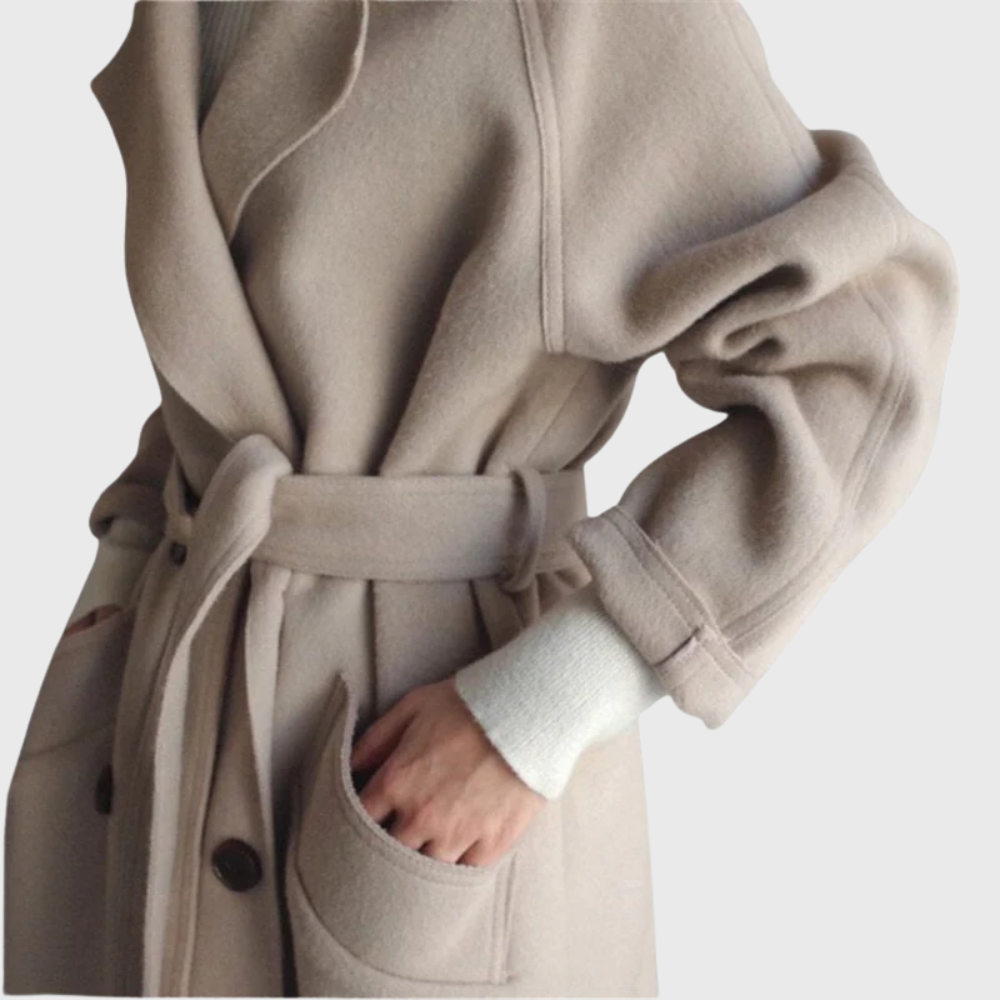 Lenora | Longline Winter Wool Trench Coat