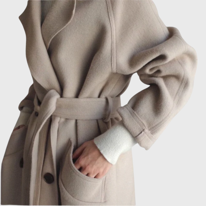 Lenora | Longline Winter Wool Trench Coat