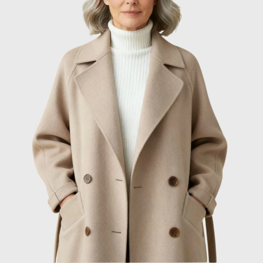 Lenora | Longline Winter Wool Trench Coat