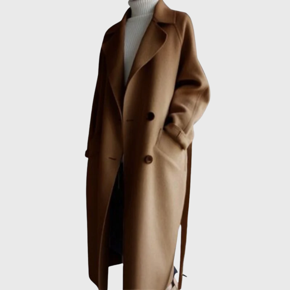 Lenora | Longline Winter Wool Trench Coat