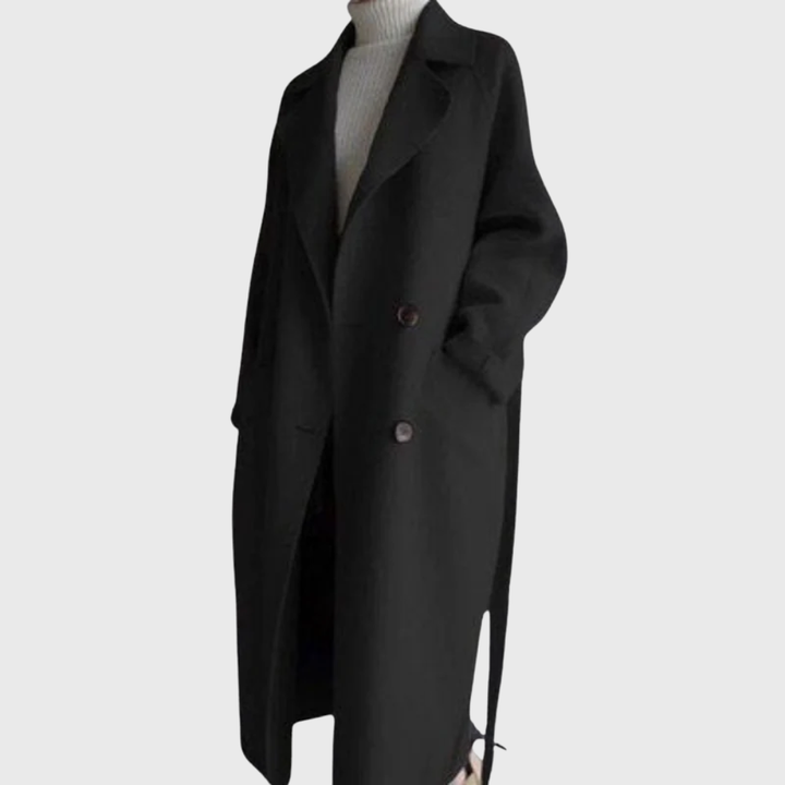 Lenora | Longline Winter Wool Trench Coat