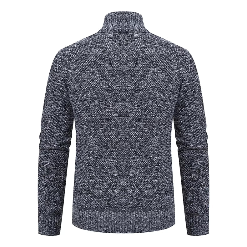 Atticus | Merino Wool Full-Zip Mock-Neck Sweater