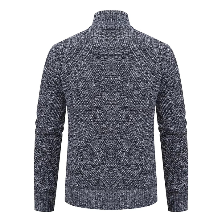Atticus | Merino Wool Full-Zip Mock-Neck Sweater