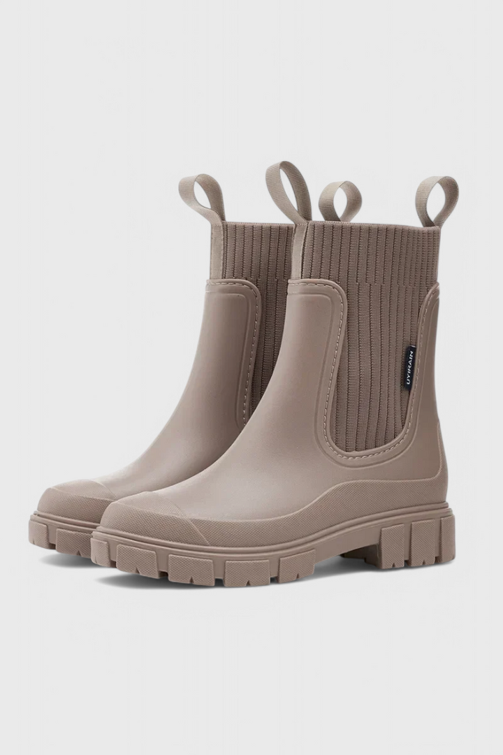 Brynn | Waterproof Chelsea Rain Boots with Chunky Lug Sole