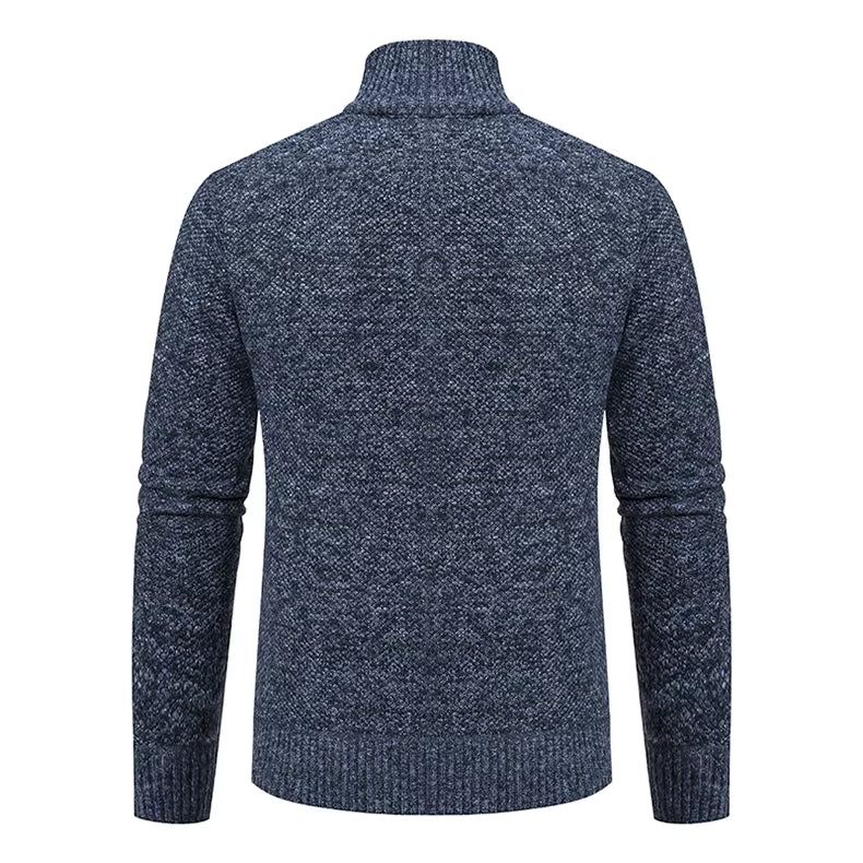 Atticus | Merino Wool Full-Zip Mock-Neck Sweater
