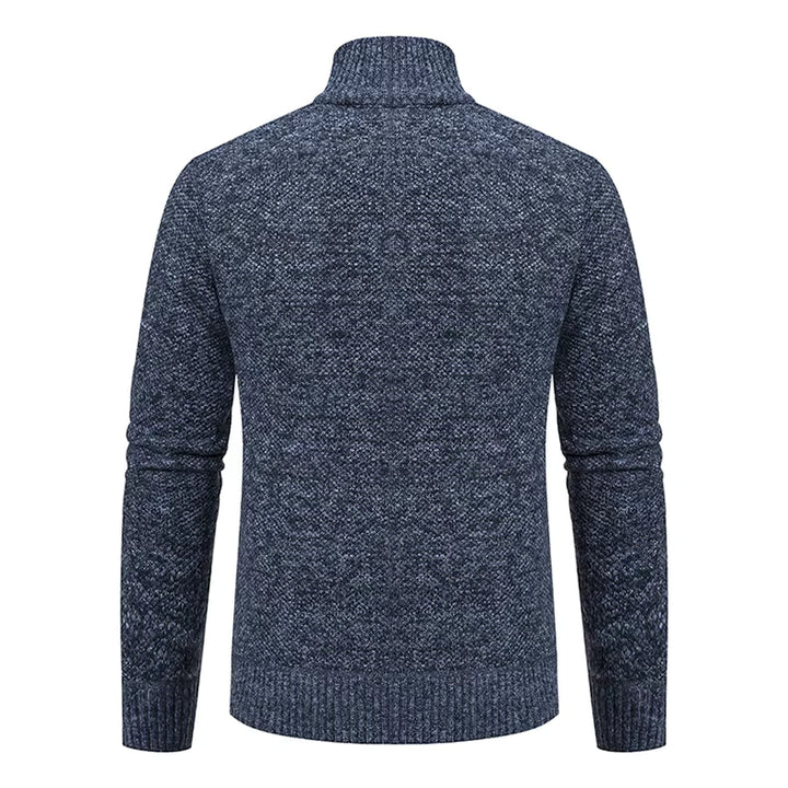 Atticus | Merino Wool Full-Zip Mock-Neck Sweater