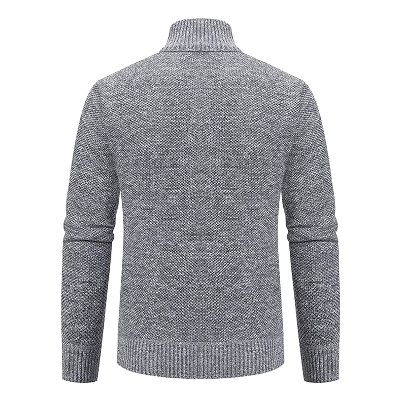 Atticus | Merino Wool Full-Zip Mock-Neck Sweater