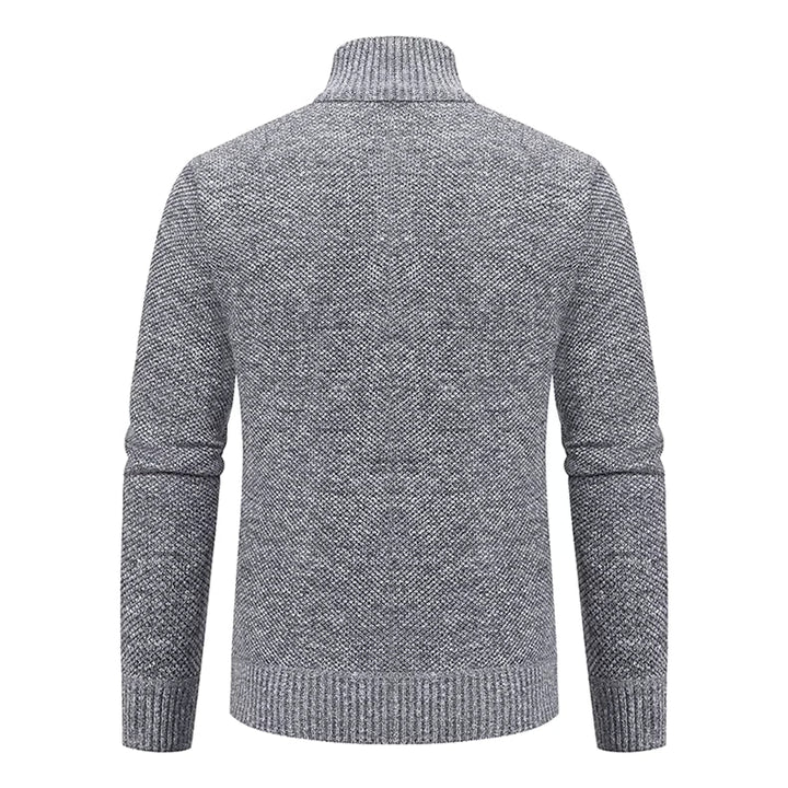 Atticus | Merino Wool Full-Zip Mock-Neck Sweater