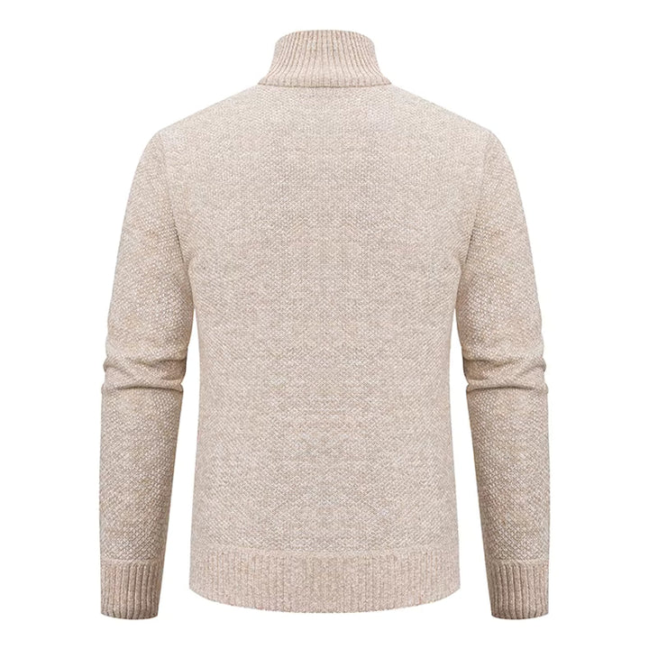 Atticus | Merino Wool Full-Zip Mock-Neck Sweater