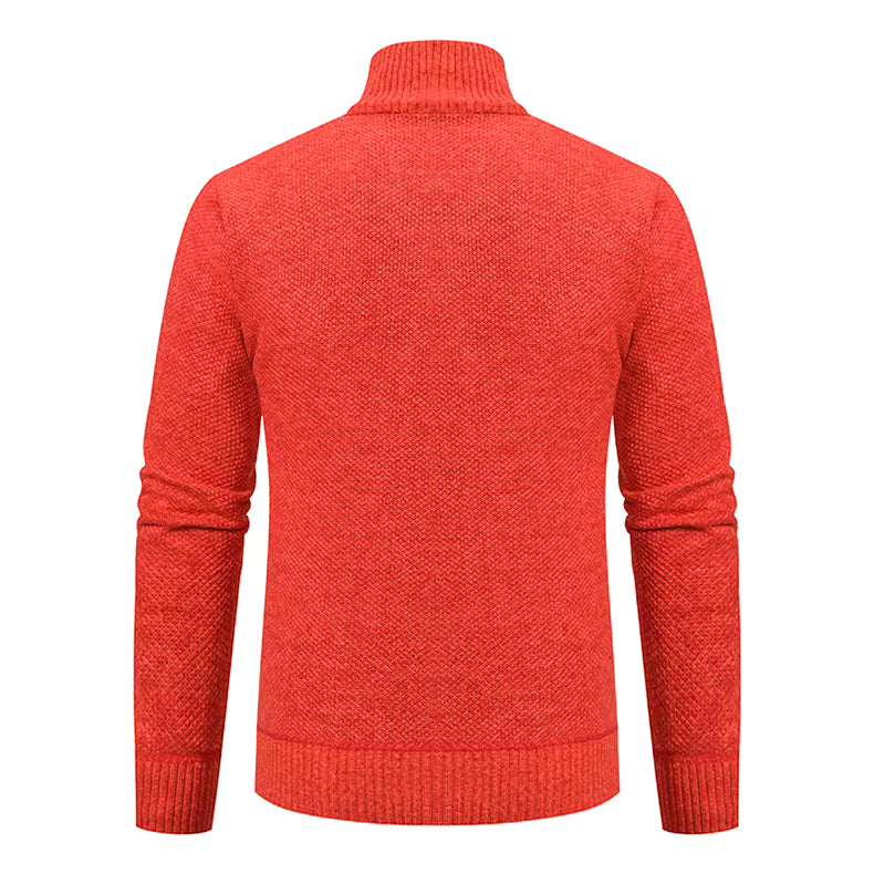 Atticus | Merino Wool Full-Zip Mock-Neck Sweater