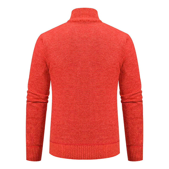 Atticus | Merino Wool Full-Zip Mock-Neck Sweater