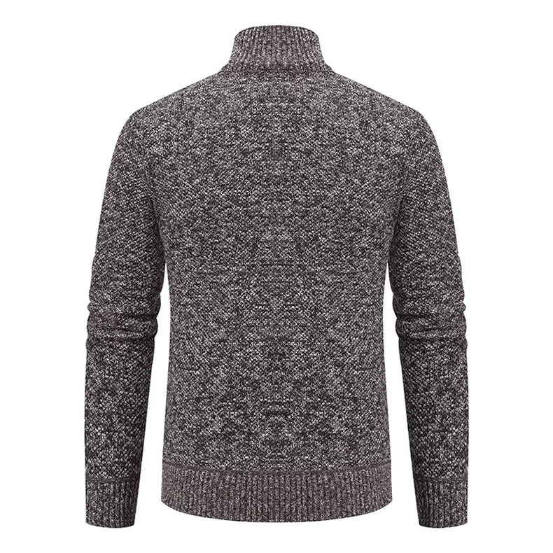Atticus | Merino Wool Full-Zip Mock-Neck Sweater