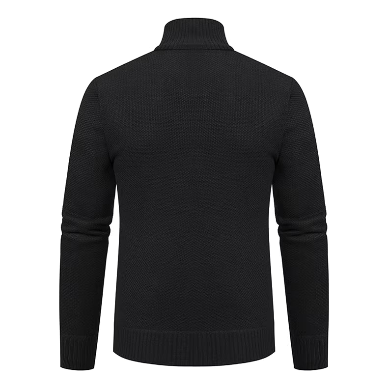Atticus | Merino Wool Full-Zip Mock-Neck Sweater