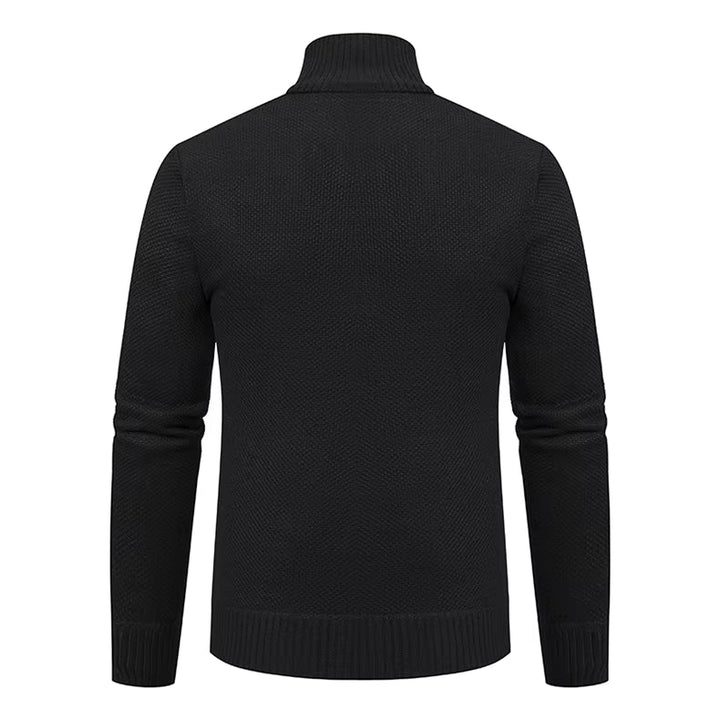 Atticus | Merino Wool Full-Zip Mock-Neck Sweater