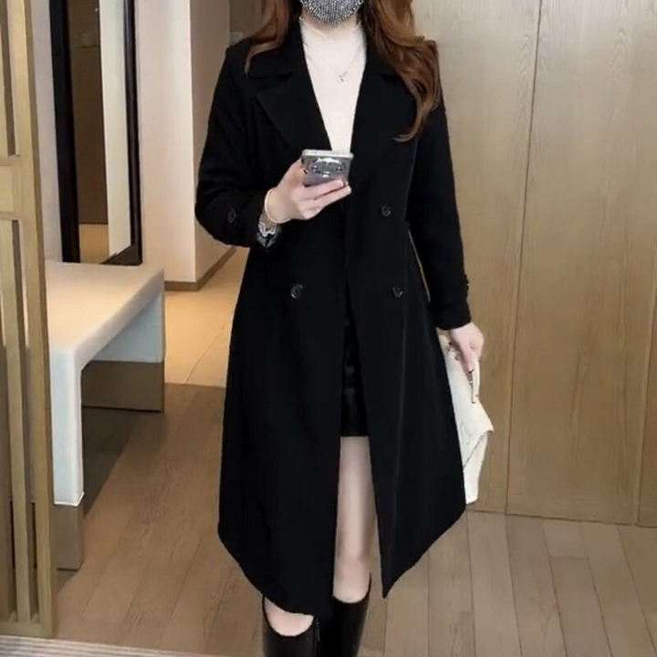 Celia | Belted Fitted Trench Coat