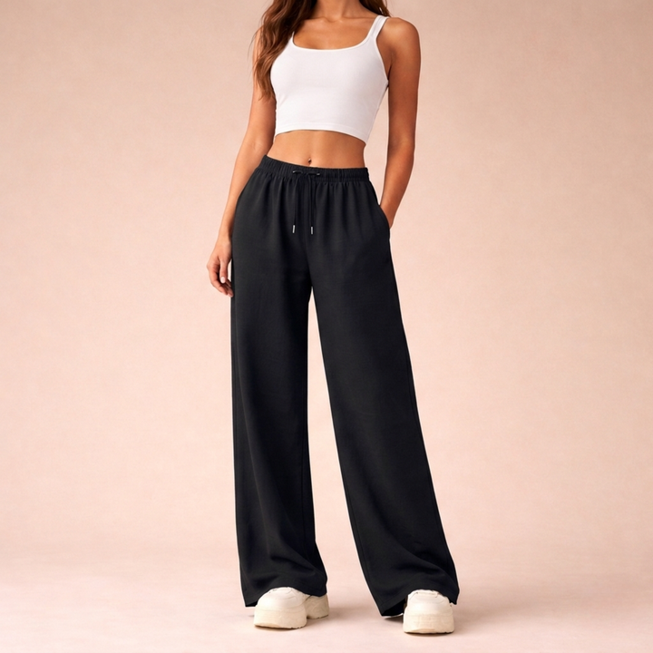 Kenna | Wide-Leg Drawstring Lounge Sweatpants