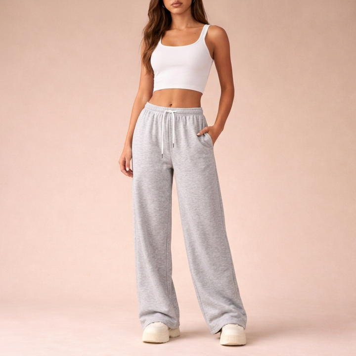 Kenna | Wide-Leg Drawstring Lounge Sweatpants