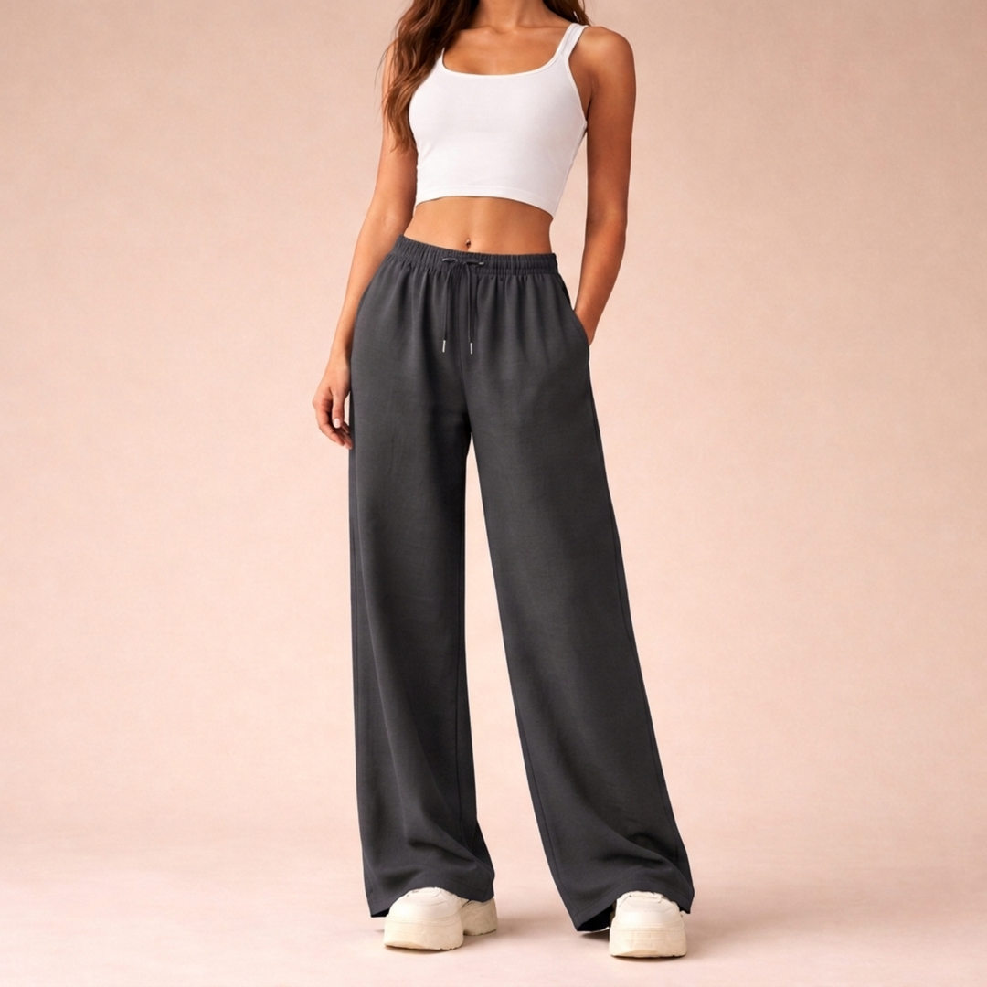 Kenna | Wide-Leg Drawstring Lounge Sweatpants