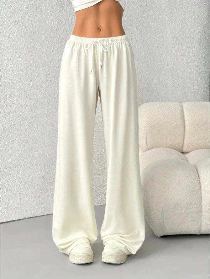 Kenna | Wide-Leg Drawstring Lounge Sweatpants