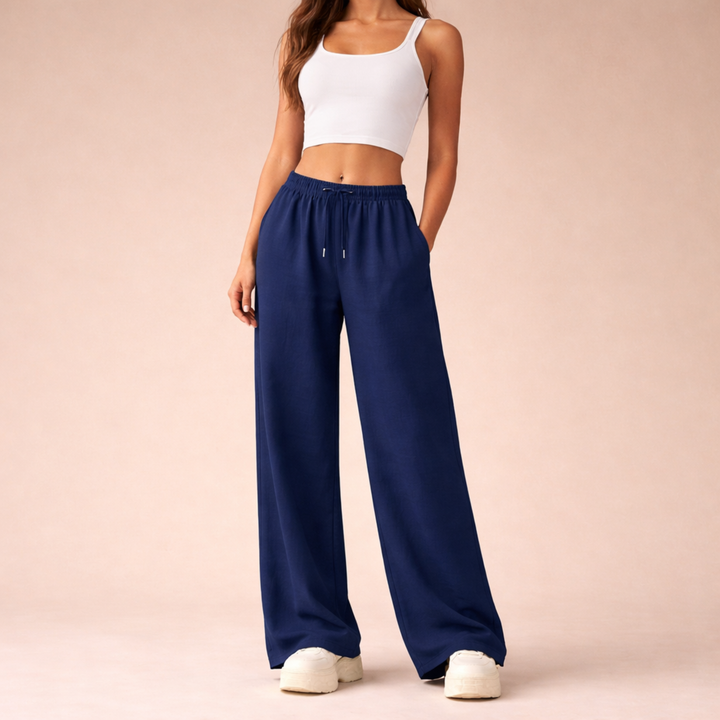 Kenna | Wide-Leg Drawstring Lounge Sweatpants