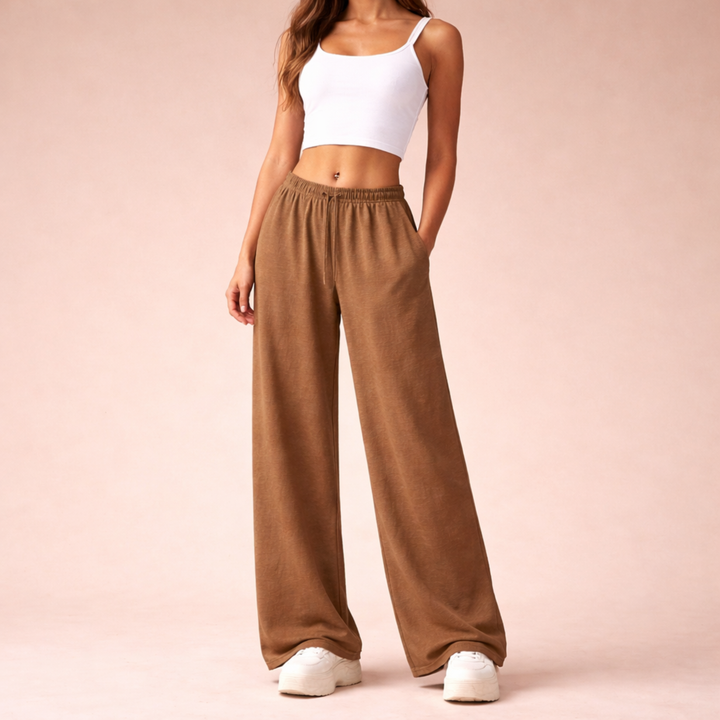 Kenna | Wide-Leg Drawstring Lounge Sweatpants
