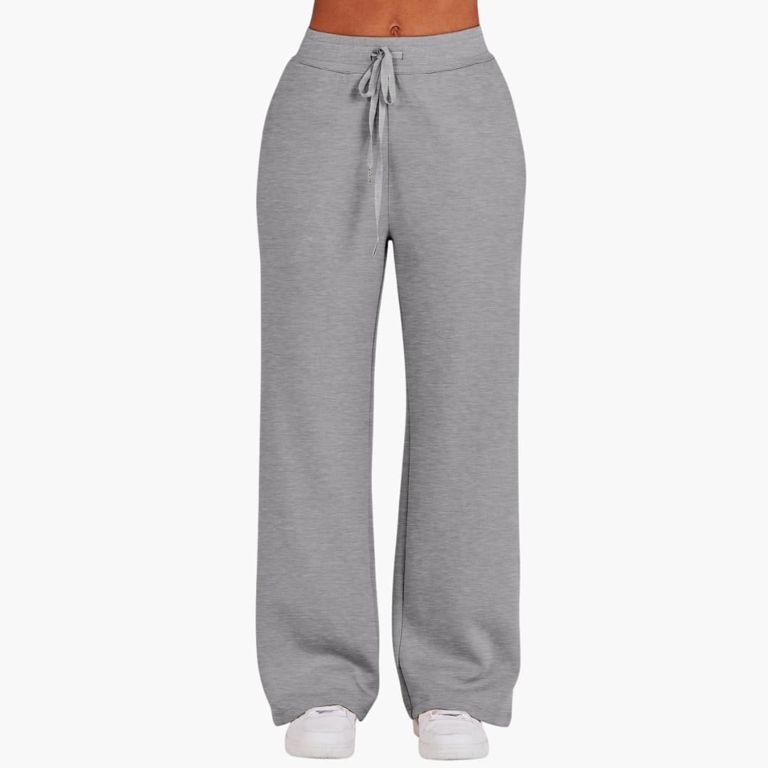 Marla | Half-Zip Mock Neck Top and Wide-Leg Pants Lounge Set