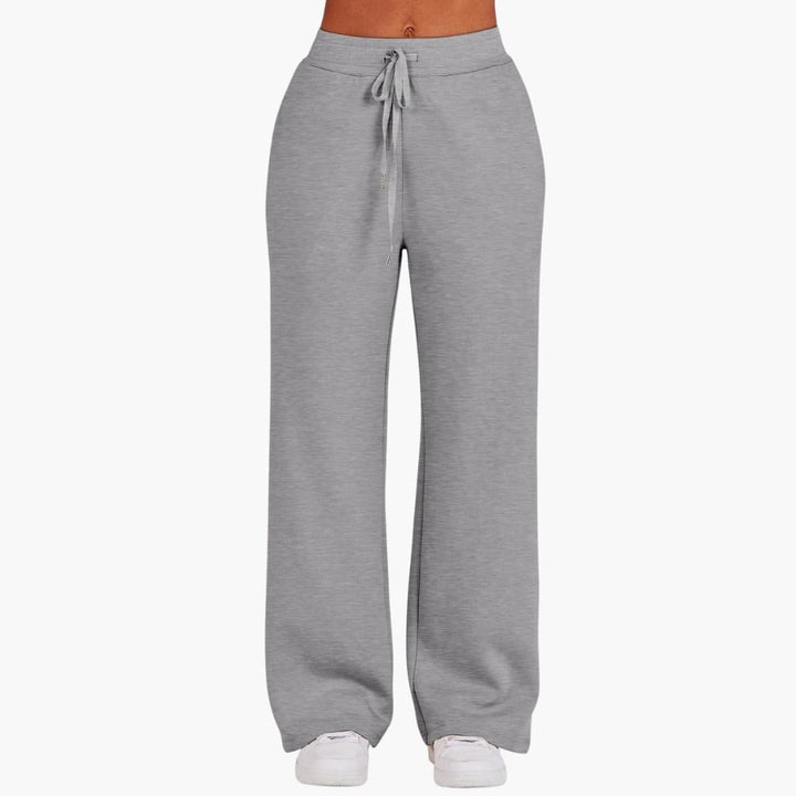 Marla | Half-Zip Mock Neck Top and Wide-Leg Pants Lounge Set