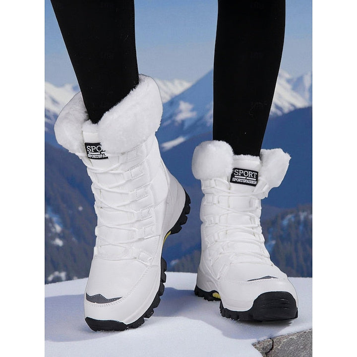 Jolene | Waterproof Lace-Up Winter Snow Boots with Plush Lining