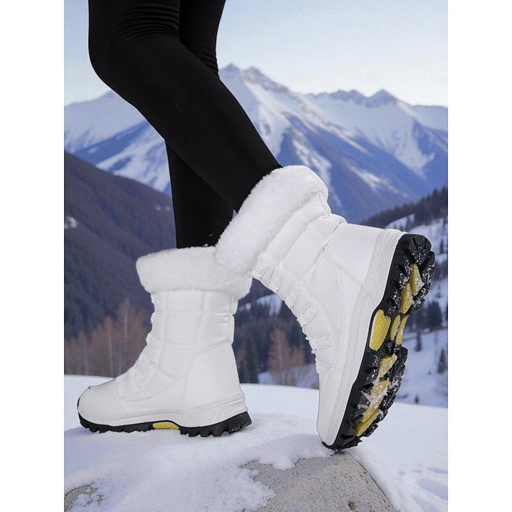 Jolene | Waterproof Lace-Up Winter Snow Boots with Plush Lining