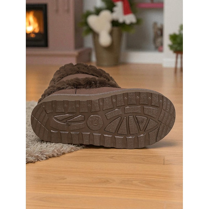 Greer | Waterproof Faux Fur-Lined Buckle Winter Snow Boots