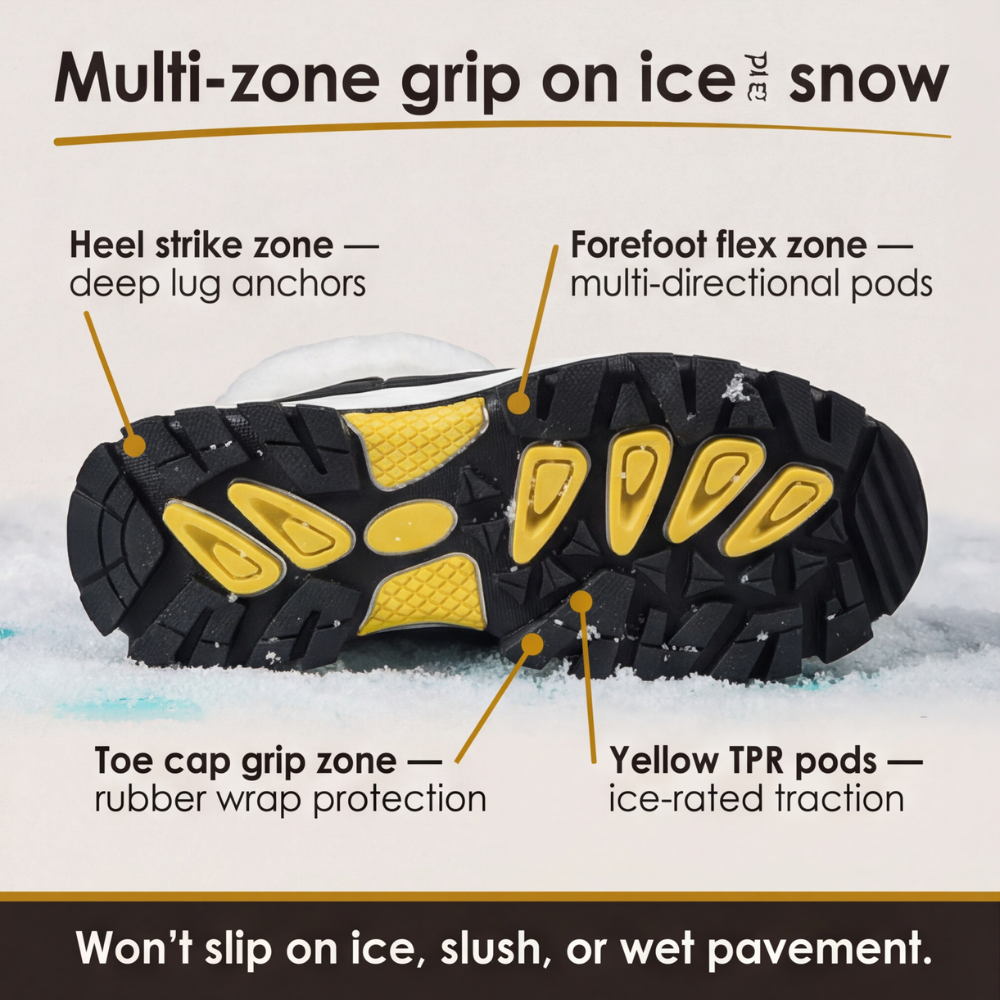 Mila | Waterproof Quilted Faux Fur-Lined Winter Snow Boots