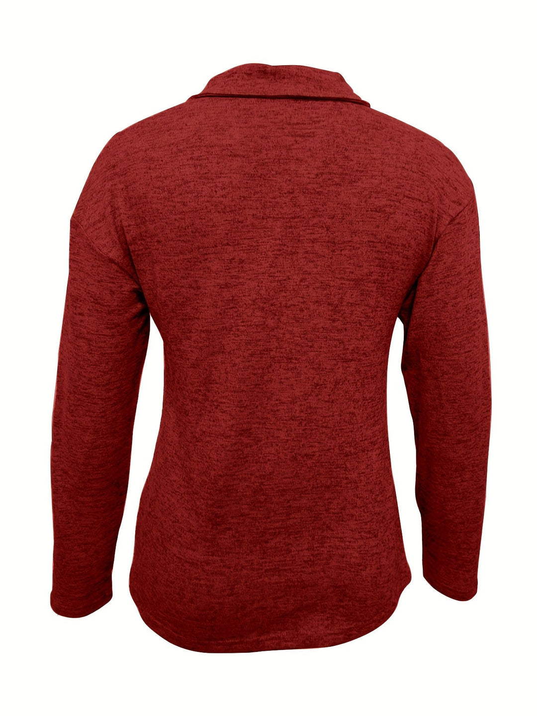 Kiki | Half-Zip Collared Long-Sleeve Pullover Top