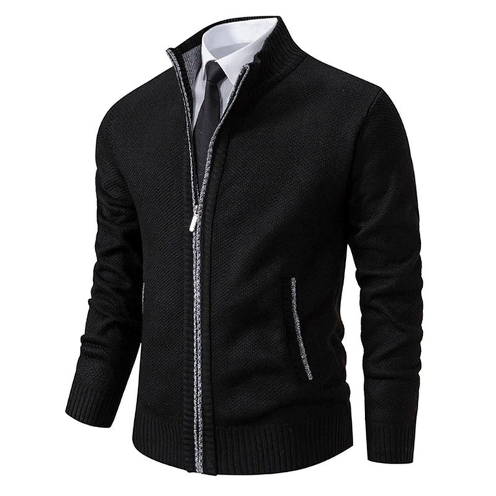 Atticus | Merino Wool Full-Zip Mock-Neck Sweater