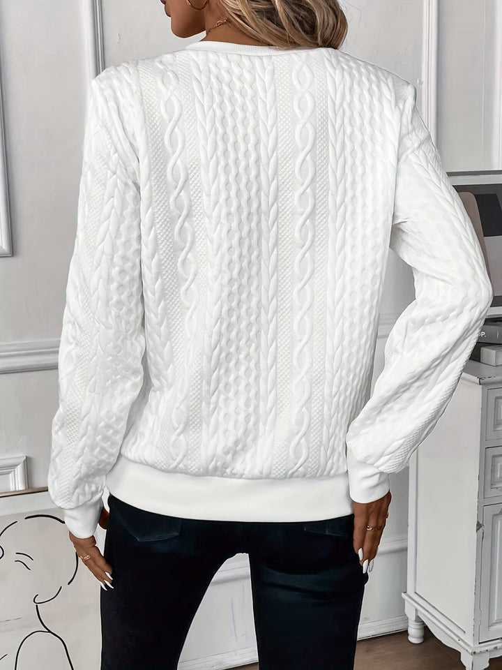 Kerry | Cable-Knit Zip-Up Sweater