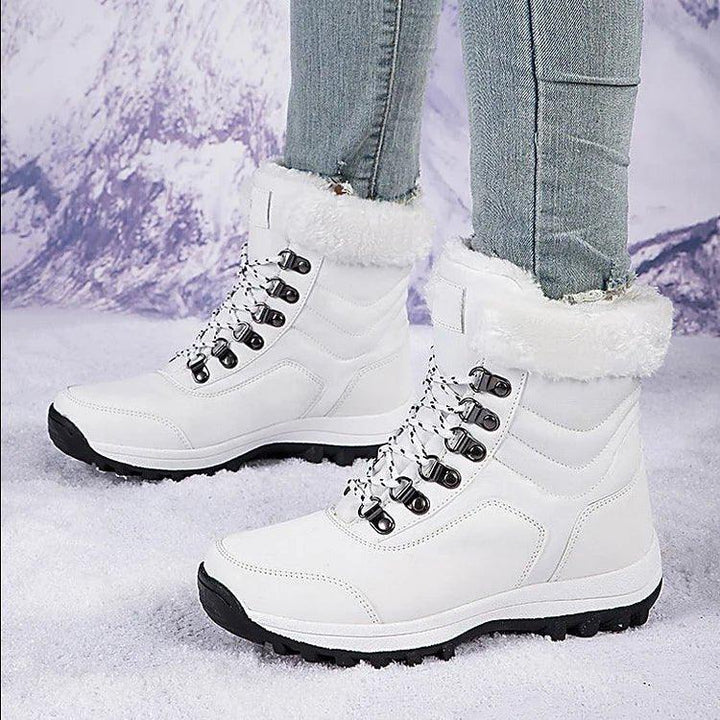 Emery | Waterproof Faux Fur-Lined Lace-Up Hiking-Style Snow Boots