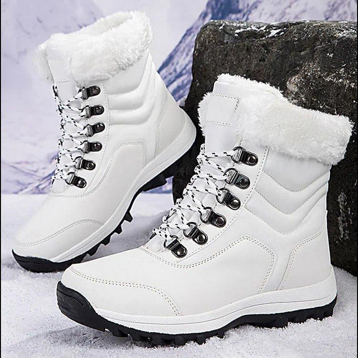 Emery | Waterproof Faux Fur-Lined Lace-Up Hiking-Style Snow Boots