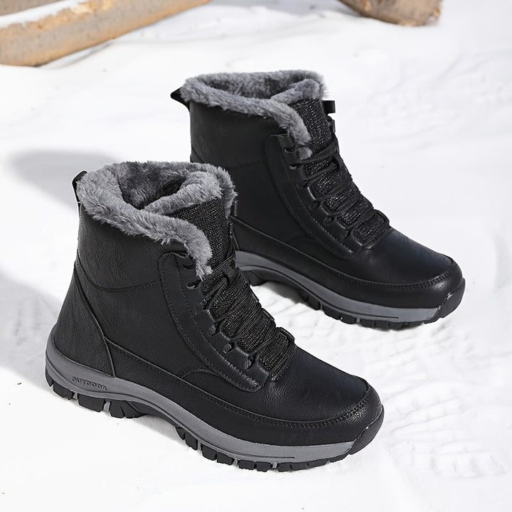 Kendall | Waterproof Fleece-Lined Lace-Up Winter Boots
